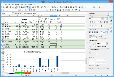 Պաստառի դամփը Apache OpenOffice Calc -ի համար